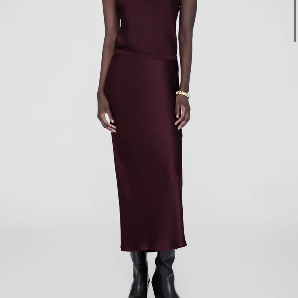 ANINE Bing Silk Skirt
